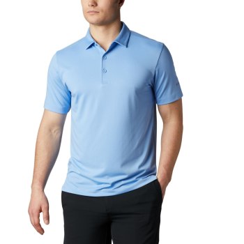 Columbia Polo Heren, Omni-Wick Drive Wit, 90TMSPWLN